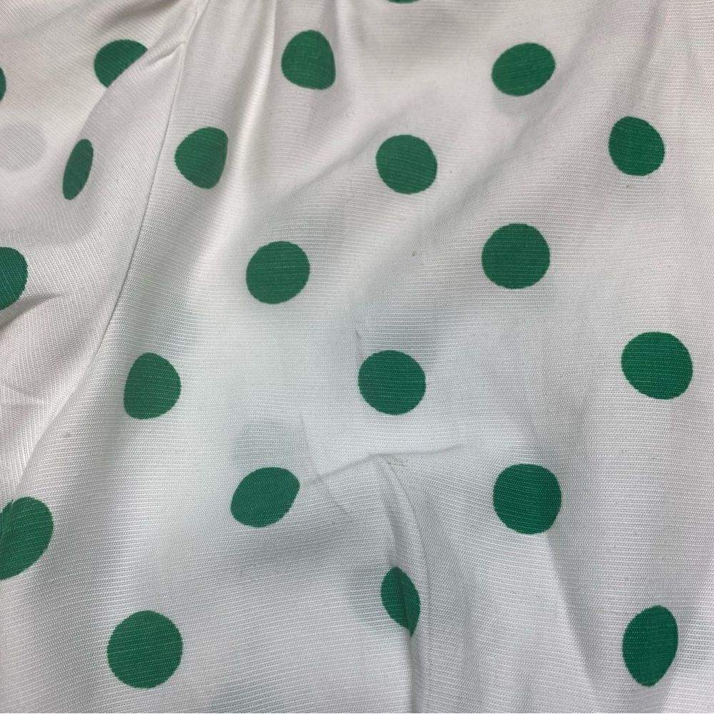 ASOS New With Tags White Green Polka Dot Dress Size 4 - Picture 11 of 14